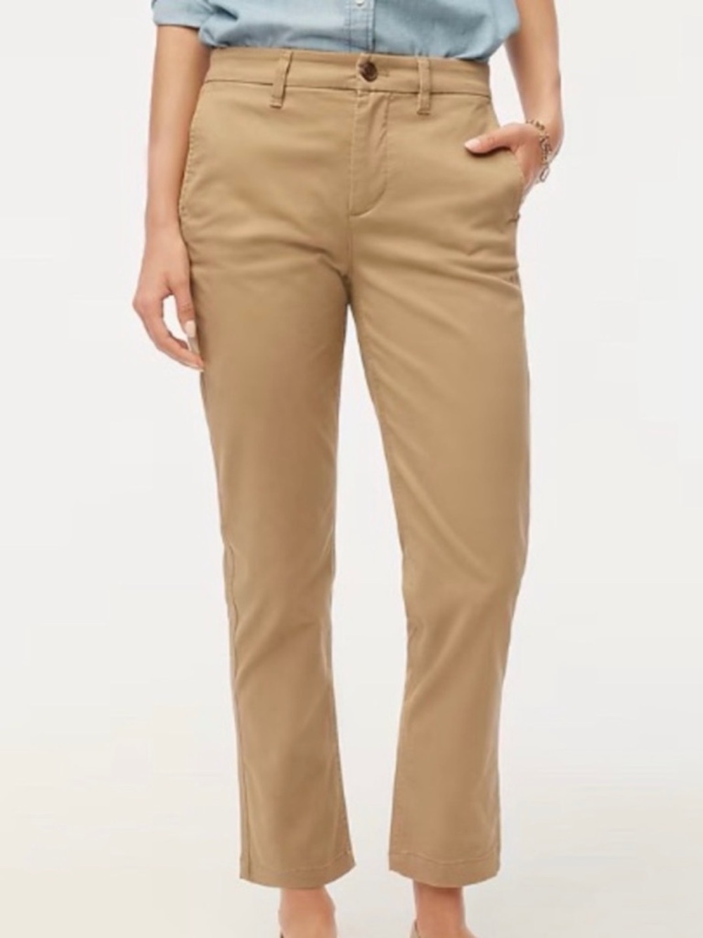 J.Crew High-Rise Girlfriend Chinos – Size 6 | NWT